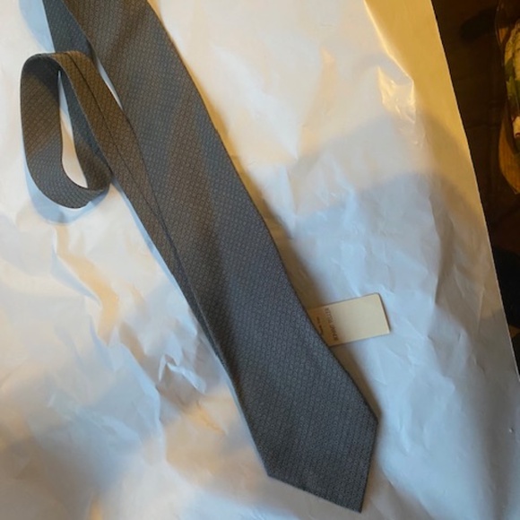 Ralph Lauren Polo Gray Silk Tie - Hand Made in USA - With original tag - Picture 1 of 8